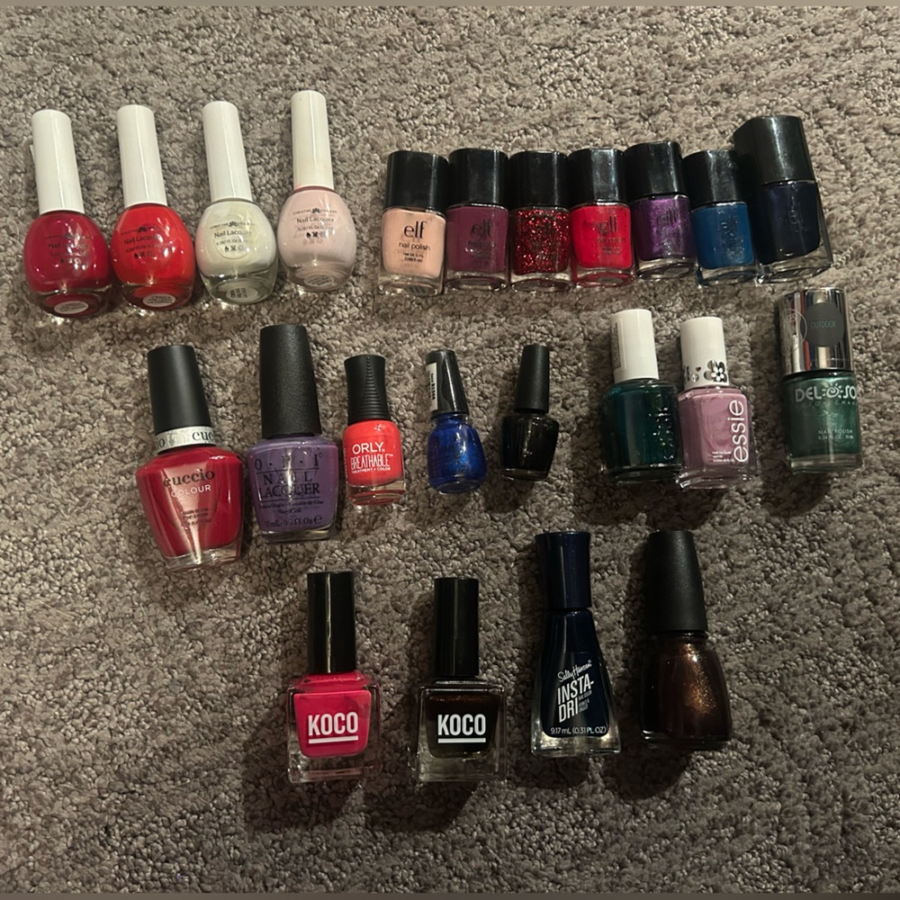 Assorted Nail Polish Collection